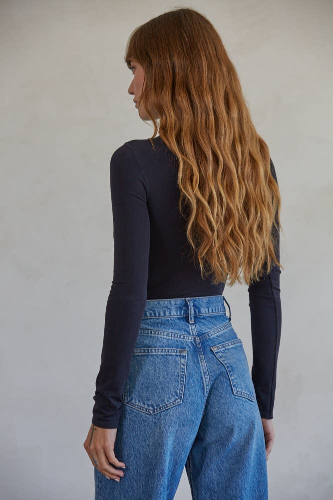 Cora Mock Neck Bodysuit