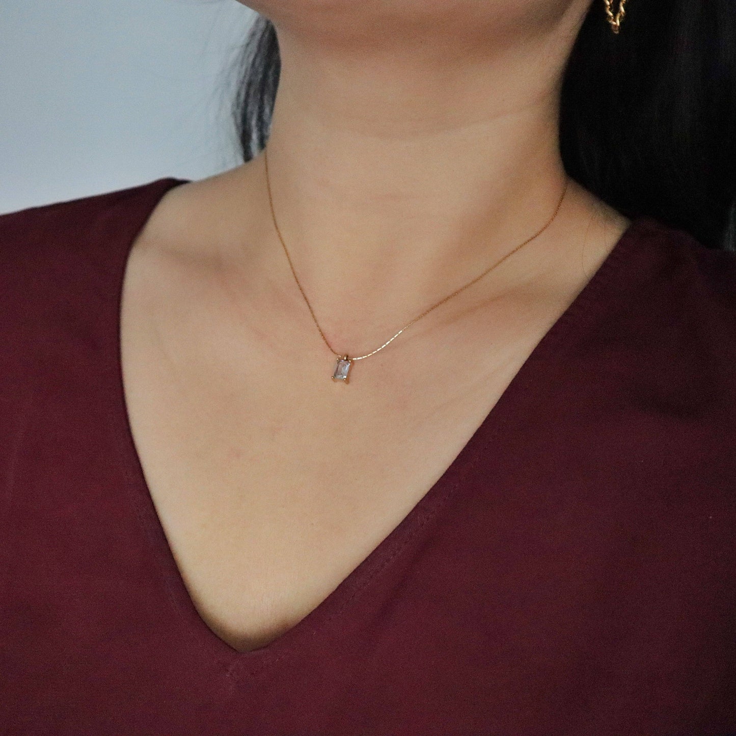 Serene CZ Necklace