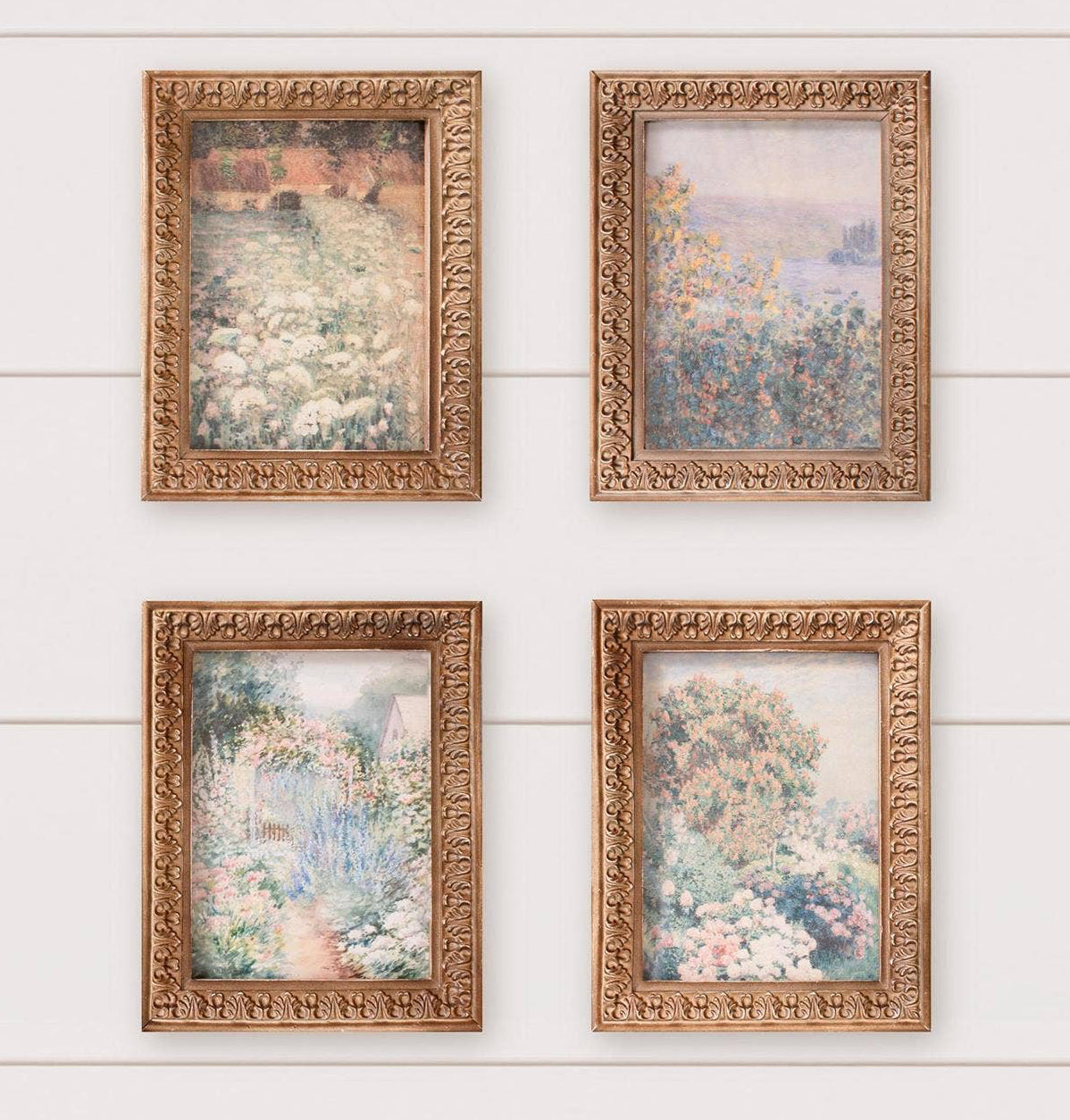 Framed Cottage Garden Landscapes