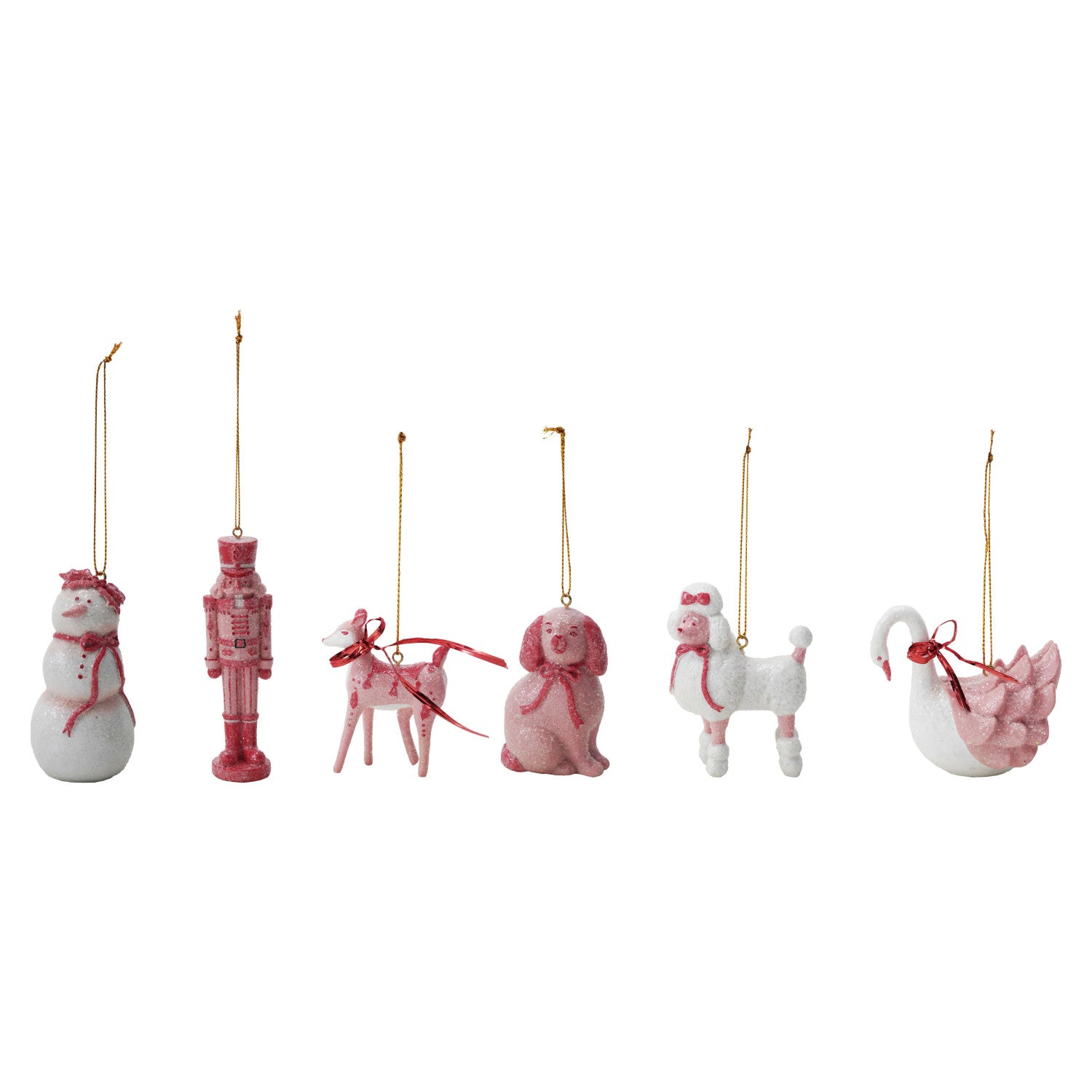 Resin Animal/Snowman/Nutcracker Ornament, 6 Styles ©